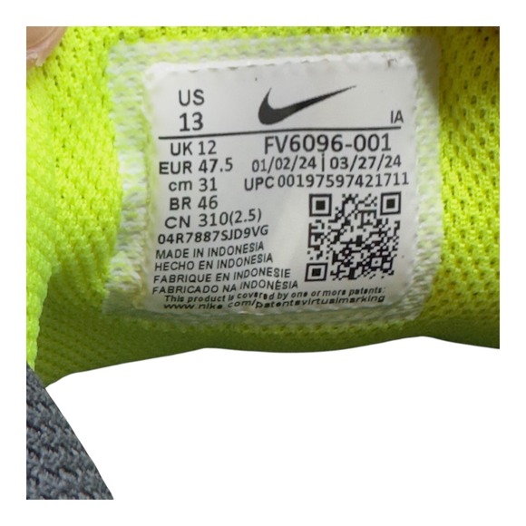 Nike Alpha Huarache Elite 4 Low MCS All Star Baseball Cleats Size 13 FV6096-001 - Picture 10 of 10